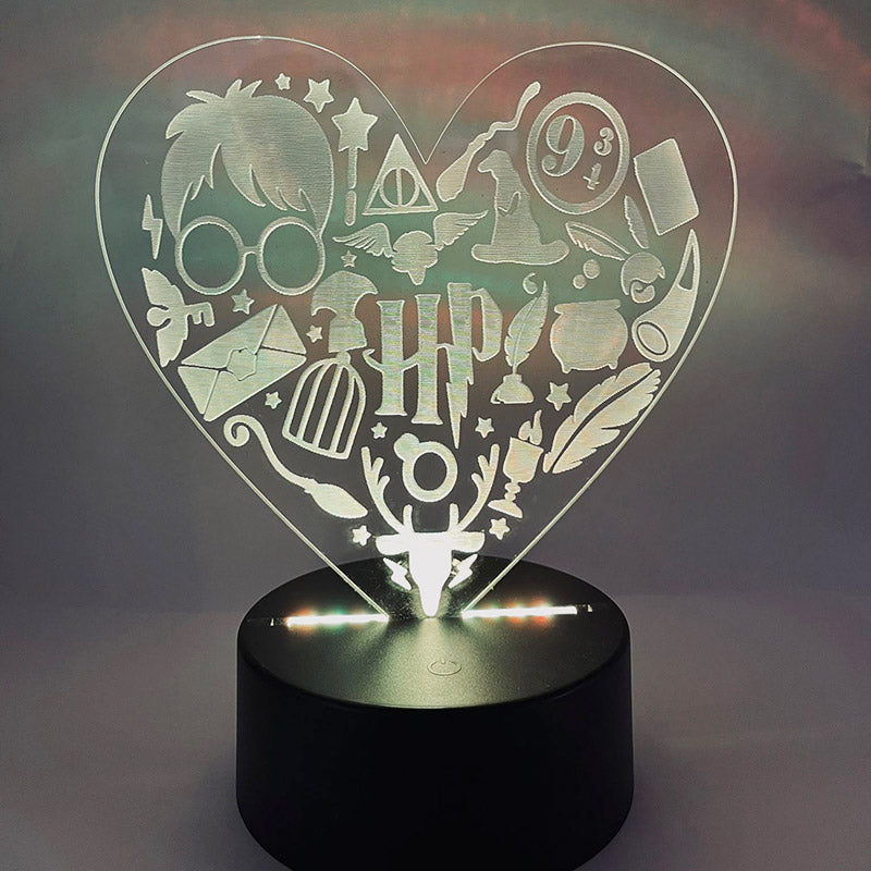 Lampada 3D Harry Potter – Marilù Art