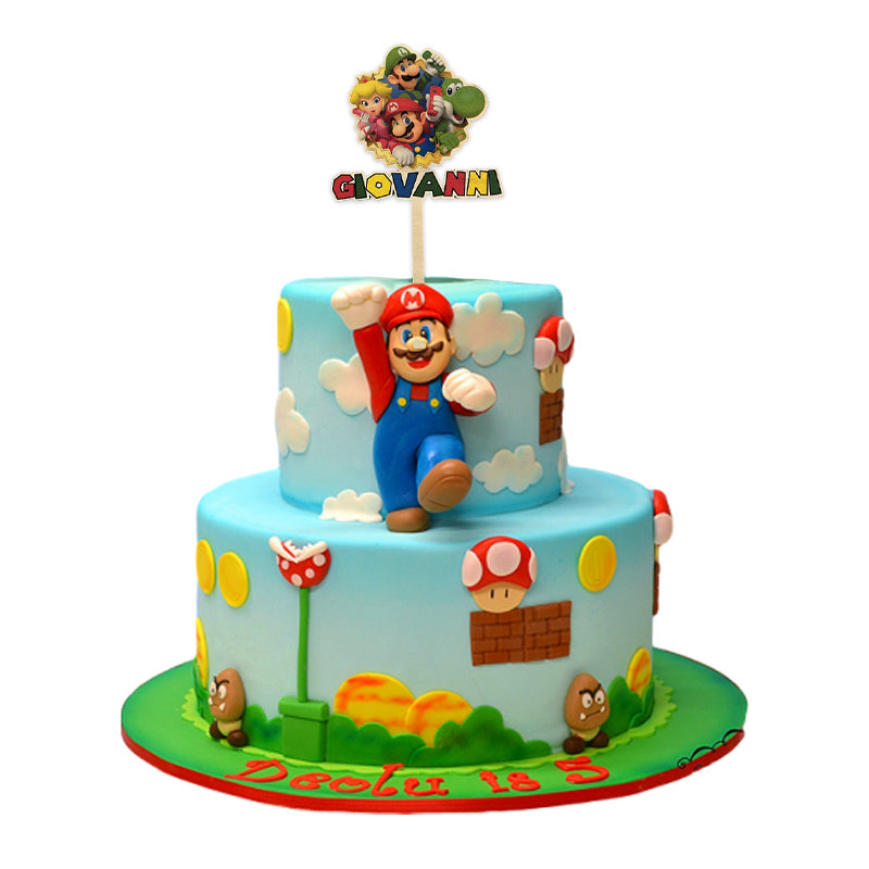 Cake Topper Super Mario – Marilù Art