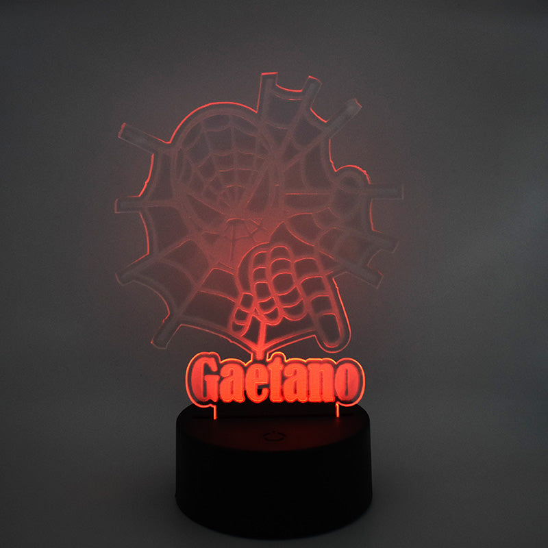 Lampada 3D Spiderman – Marilù Art