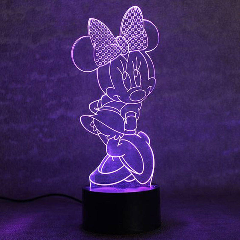 Lampada 3D Minnie